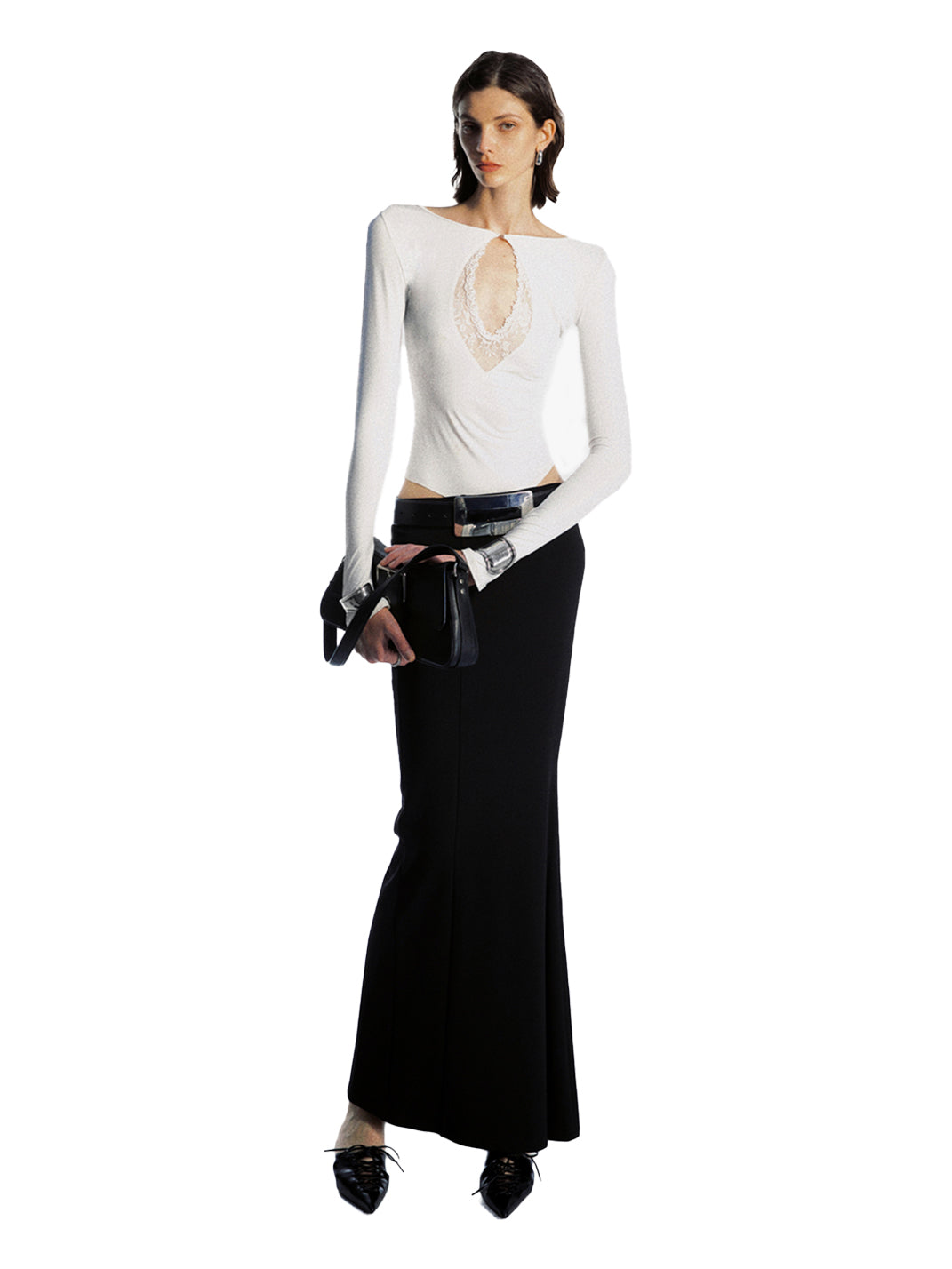 COMMONCE.NET | "Nexus Veil Silhouette No. 2" Laced Reversible Top - PSYLOS 1, COMMONCE.NET | "Nexus Veil Silhouette No. 2" Laced Reversible Top, Women's Wear, COMMONCE.NET•JAPAN, PSYLOS 1